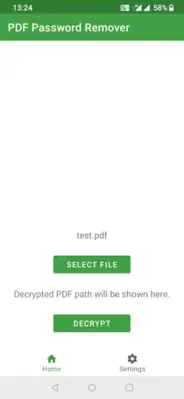 PDF Password Remover android App screenshot 4